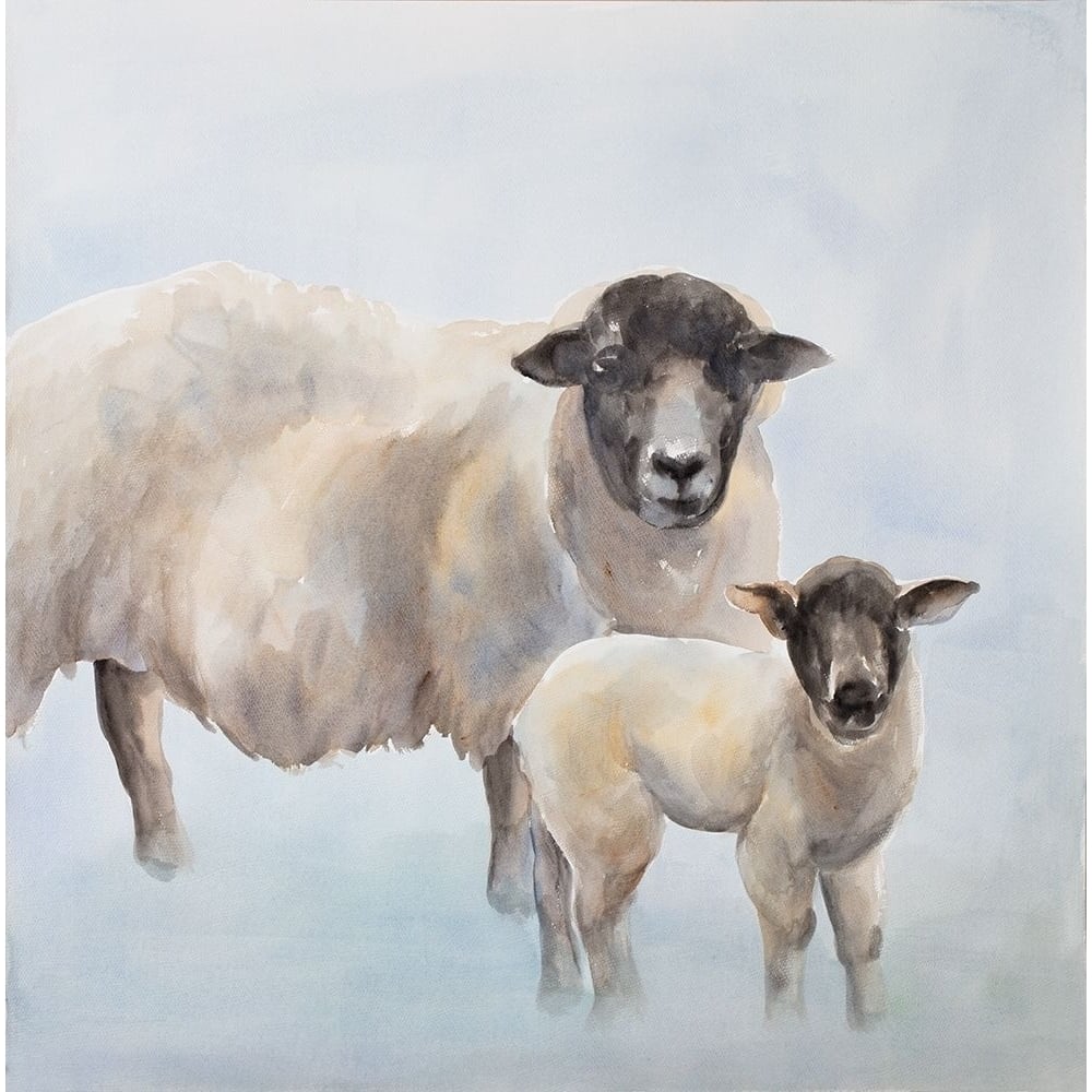 Sheep With A Lamb Poster Print by Atelier B Art Studio-VARPDXBEGANI385 Image 1