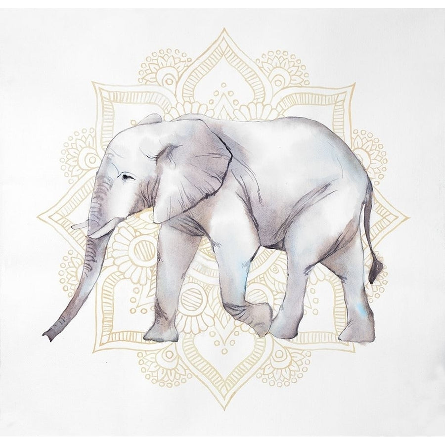 ELEPHANT ON MANDALAS Poster Print by Atelier B Art Studio-VARPDXBEGANI390 Image 1