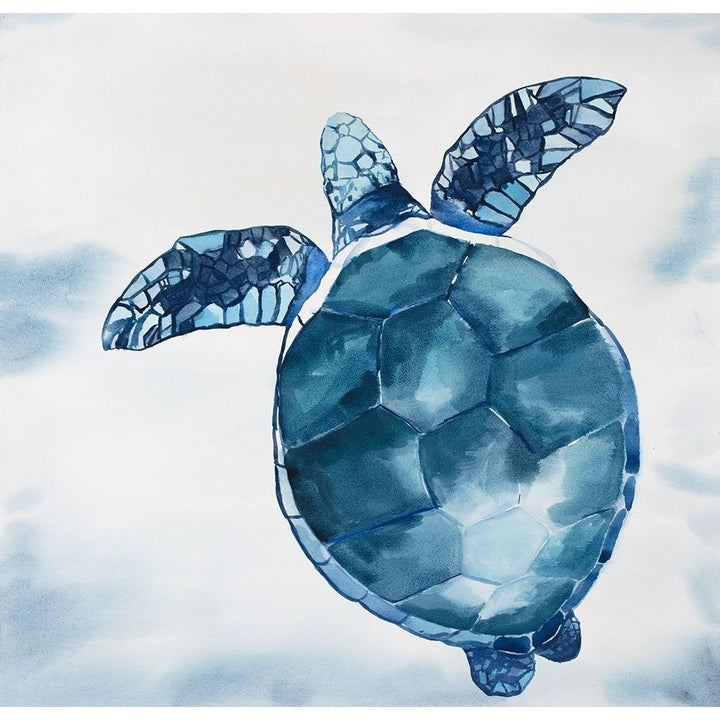 Watercolor Swimming Turtle Poster Print by Atelier B Art Studio-VARPDXBEGANI392 Image 1