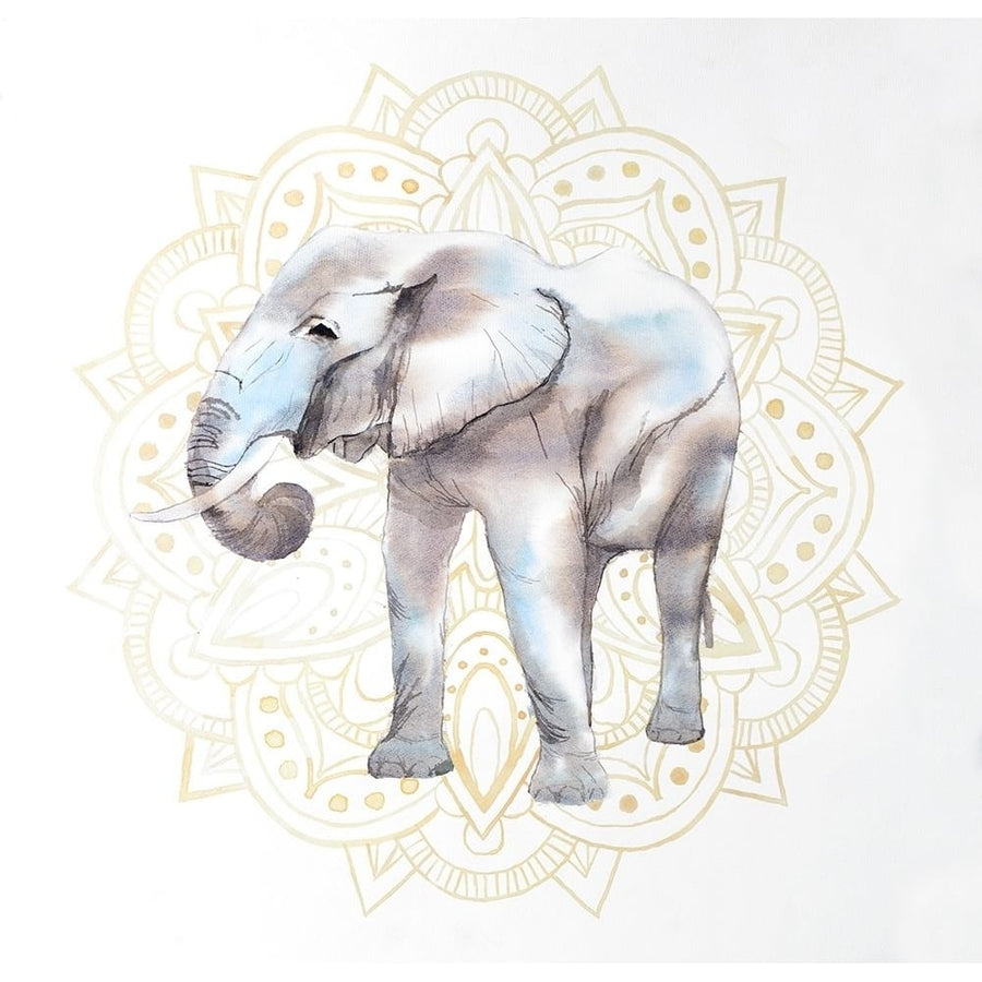 ELEPHANT ON MANDALAS PATERN Poster Print by Atelier B Art Studio-VARPDXBEGANI391 Image 1