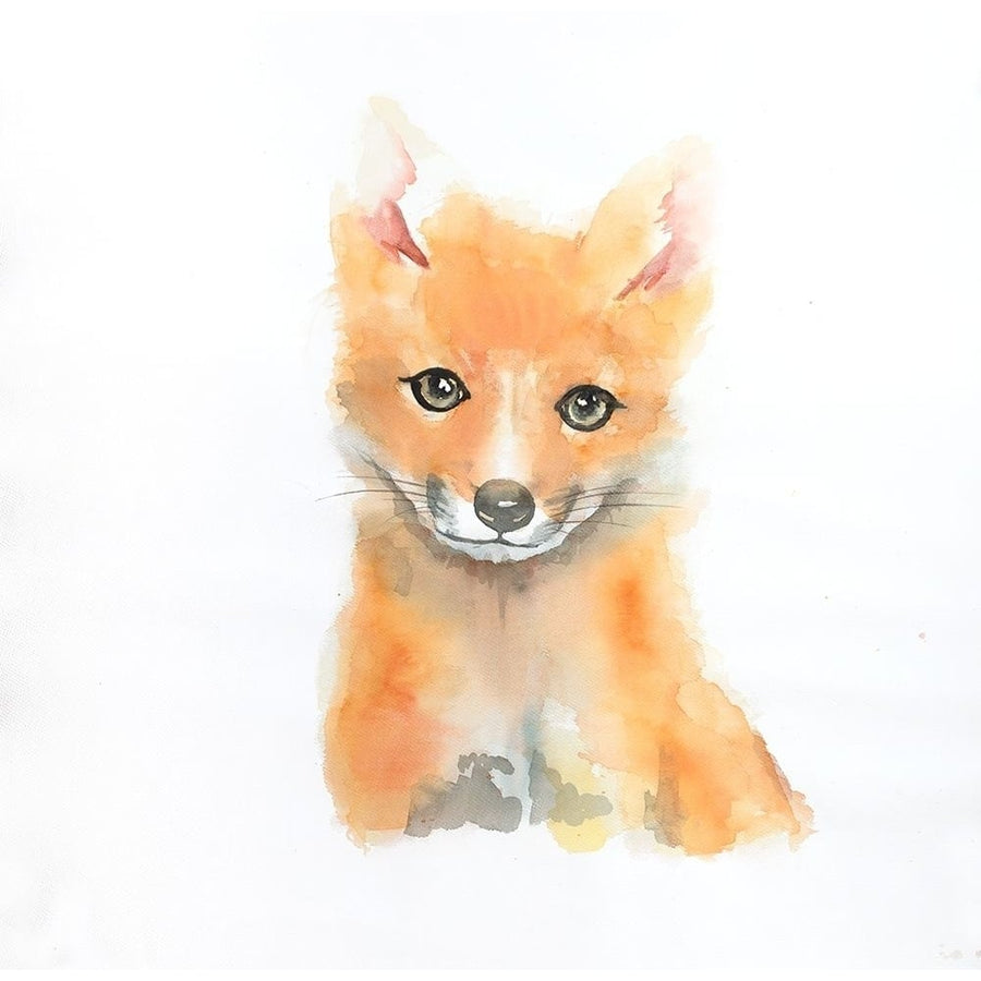 WATERCOLOR SMILING FOX Poster Print by Atelier B Art Studio-VARPDXBEGANI426 Image 1