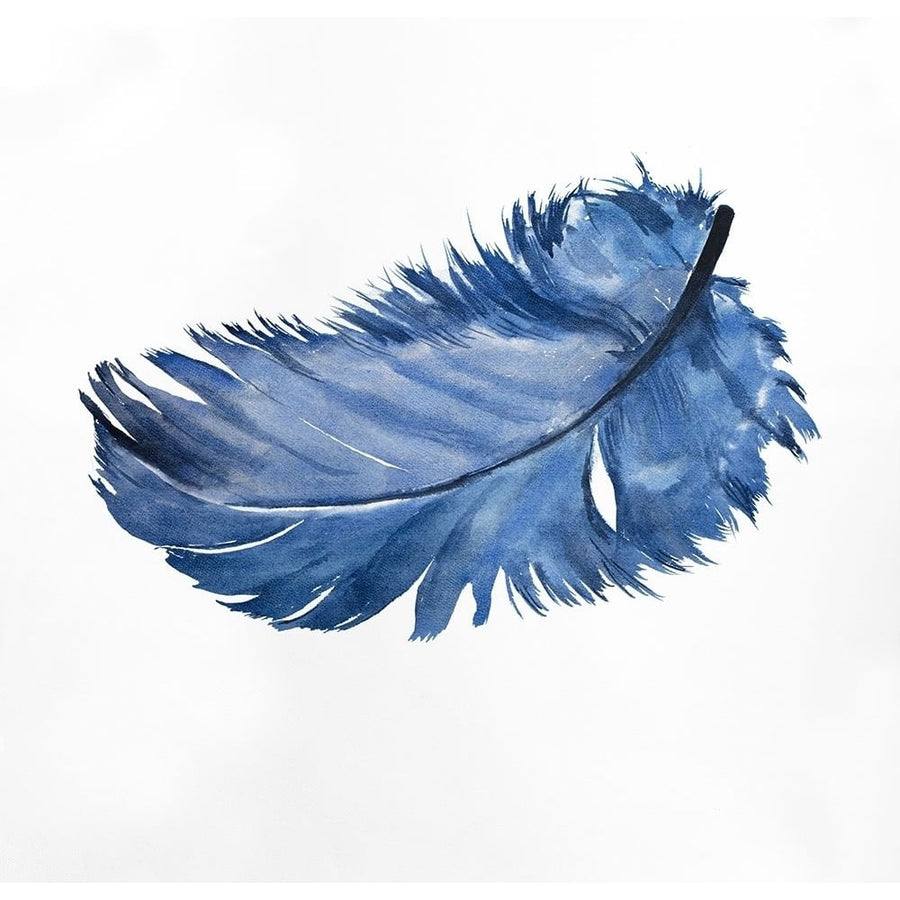 WATERCOLOR BLUE FEATHER Poster Print by Atelier B Art Studio-VARPDXBEGANI429 Image 1