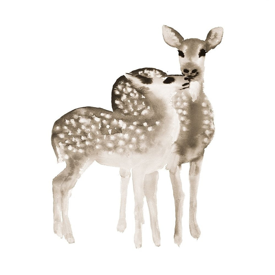 BLUE FAWNS LOVE Poster Print by Atelier B Art Studio-VARPDXBEGANI4542 Image 1