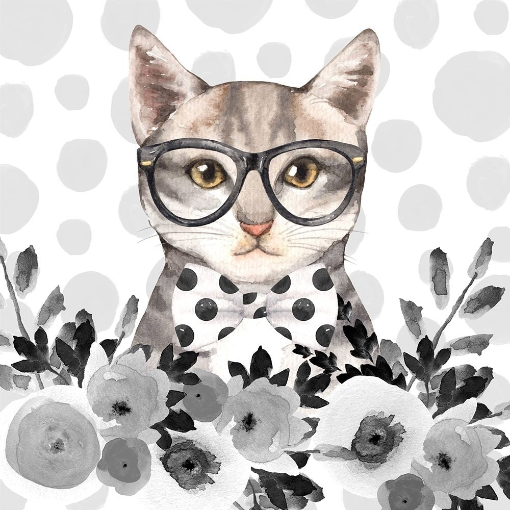 GEEK CAT Poster Print by Atelier B Art Studio-VARPDXBEGCHA4 Image 1