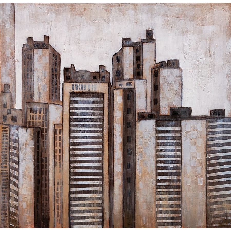 STRIPED SKYSCRAPERS Poster Print by Atelier B Art Studio-VARPDXBEGCIT230 Image 1