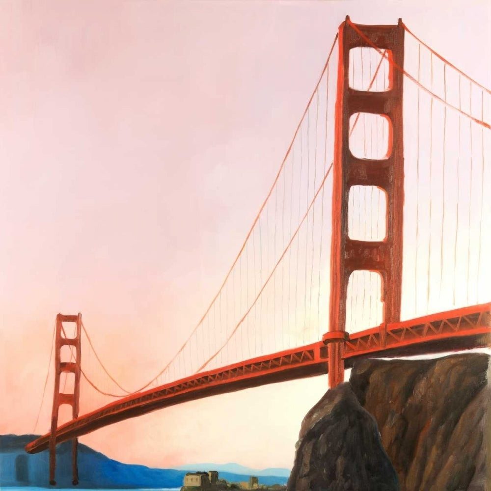 Sunset on the Golden Gate Bridge Poster Print by Atelier B Art Studio-VARPDXBEGCIT315 Image 2