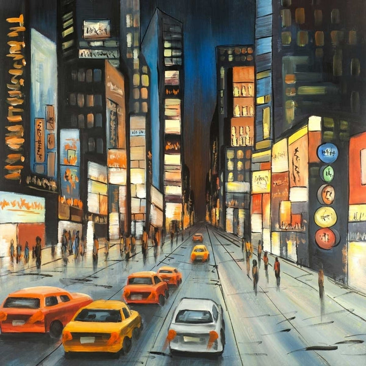 View on Time Square Poster Print by Atelier B Art Studio-VARPDXBEGCIT343 Image 1