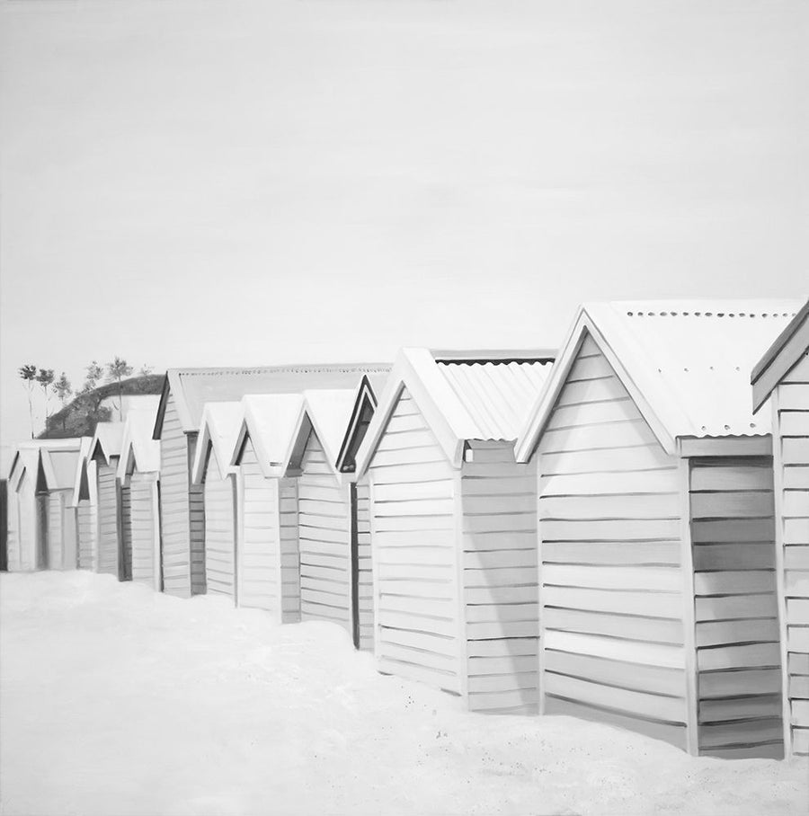 BEACH CABINS Poster Print by Atelier B Art Studio-VARPDXBEGCOA118 Image 1