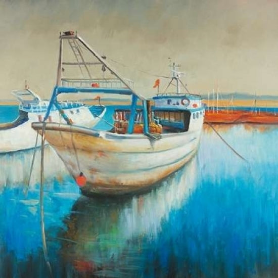 Fishing Boat Poster Print by Atelier B Art Studio-VARPDXBEGCOA41 Image 1