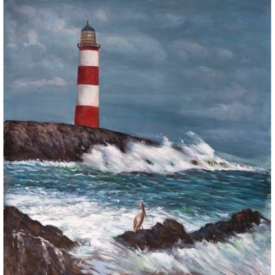 Lighthouse at the Edge of the Sea Unleashed Poster Print by Atelier B Art Studio-VARPDXBEGCOA51 Image 2