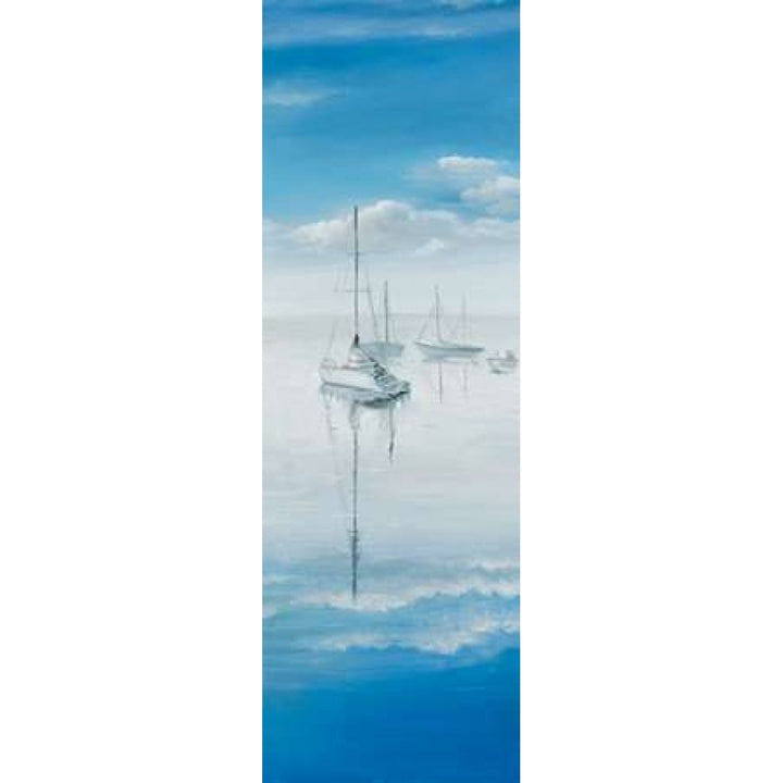 Sailboats on the Quiet Lake Poster Print by Atelier B Art Studio-VARPDXBEGCOA65 Image 2