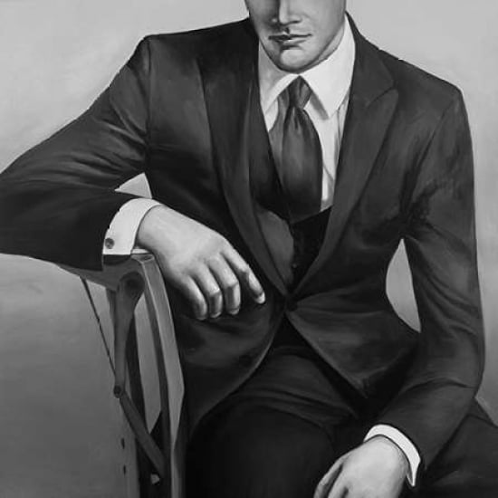 Businessman Poster Print by Atelier B Art Studio-VARPDXBEGFAS01 Image 1