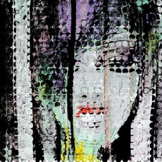 Abstract Colorful Woman Face Poster Print by Atelier B Art Studio-VARPDXBEGFIG24 Image 1