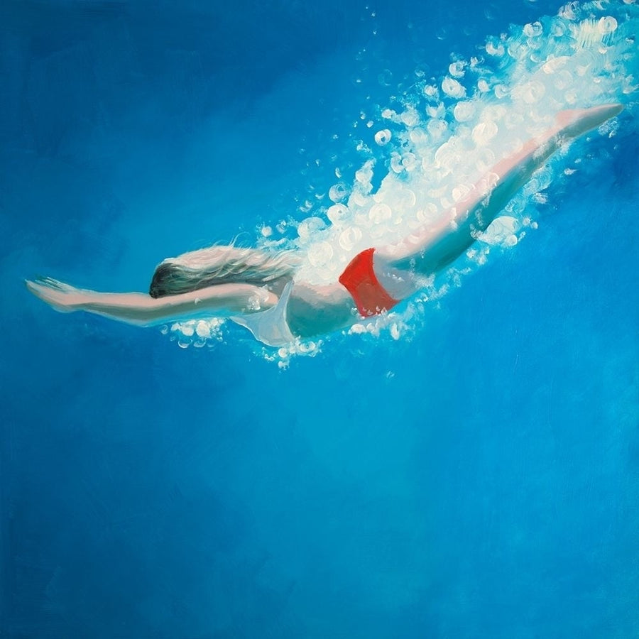 DIVING JUMP Poster Print by Atelier B Art Studio-VARPDXBEGFIG63 Image 1