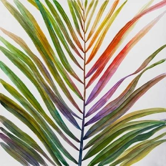 Watercolor Tropical Palm Leave Poster Print by Atelier B Art Studio-VARPDXBEGFLO133 Image 2