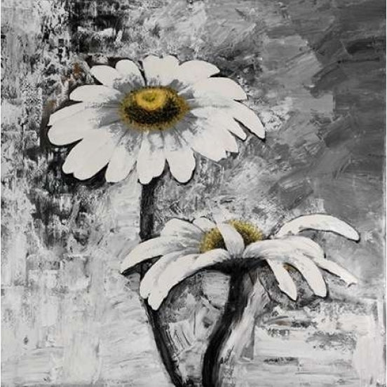 Abstract Daisies Flowers Poster Print by Atelier B Art Studio-VARPDXBEGFLO146 Image 1