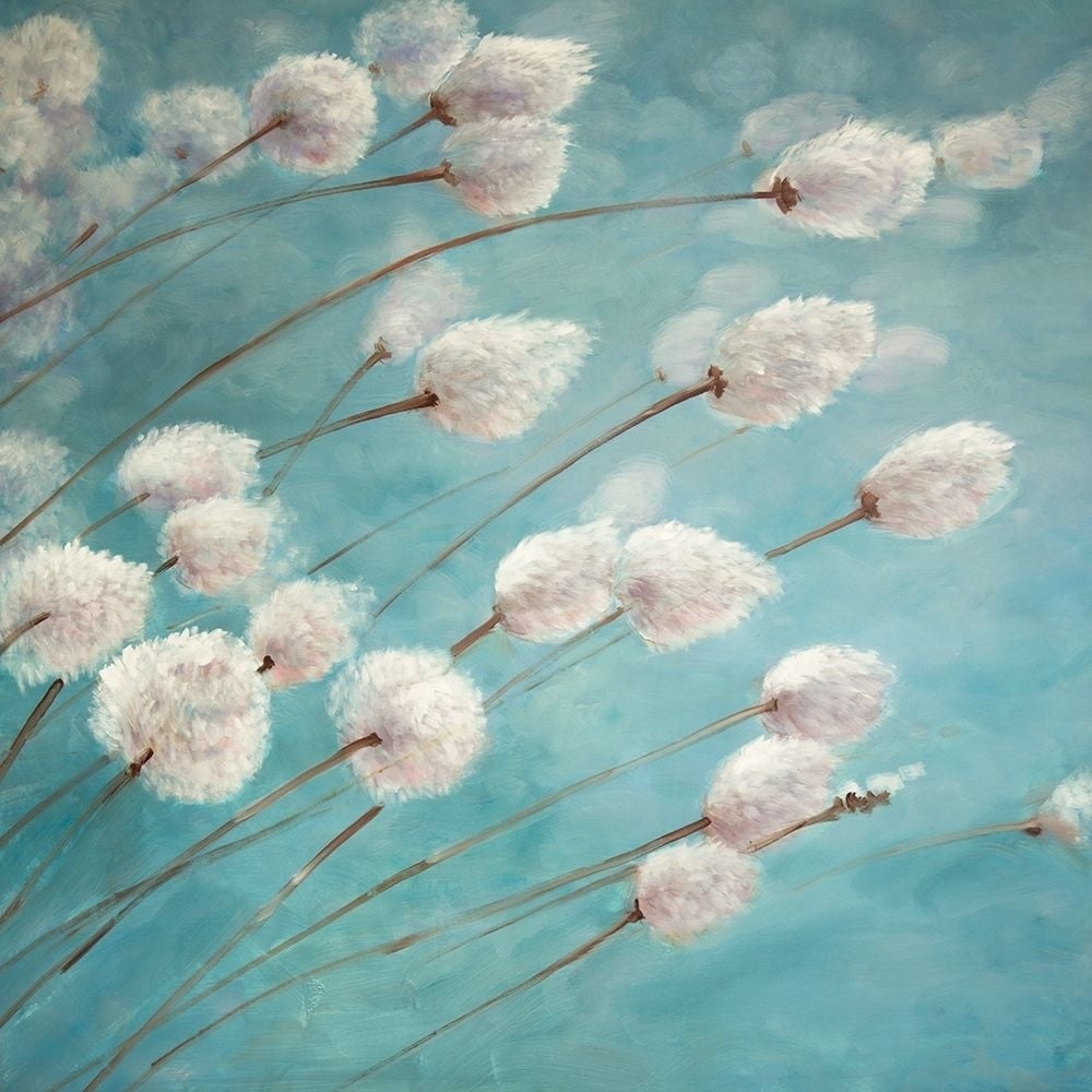 COTTON GRASS PLANTS IN THE WIND Poster Print by Atelier B Art Studio-VARPDXBEGFLO244 Image 1