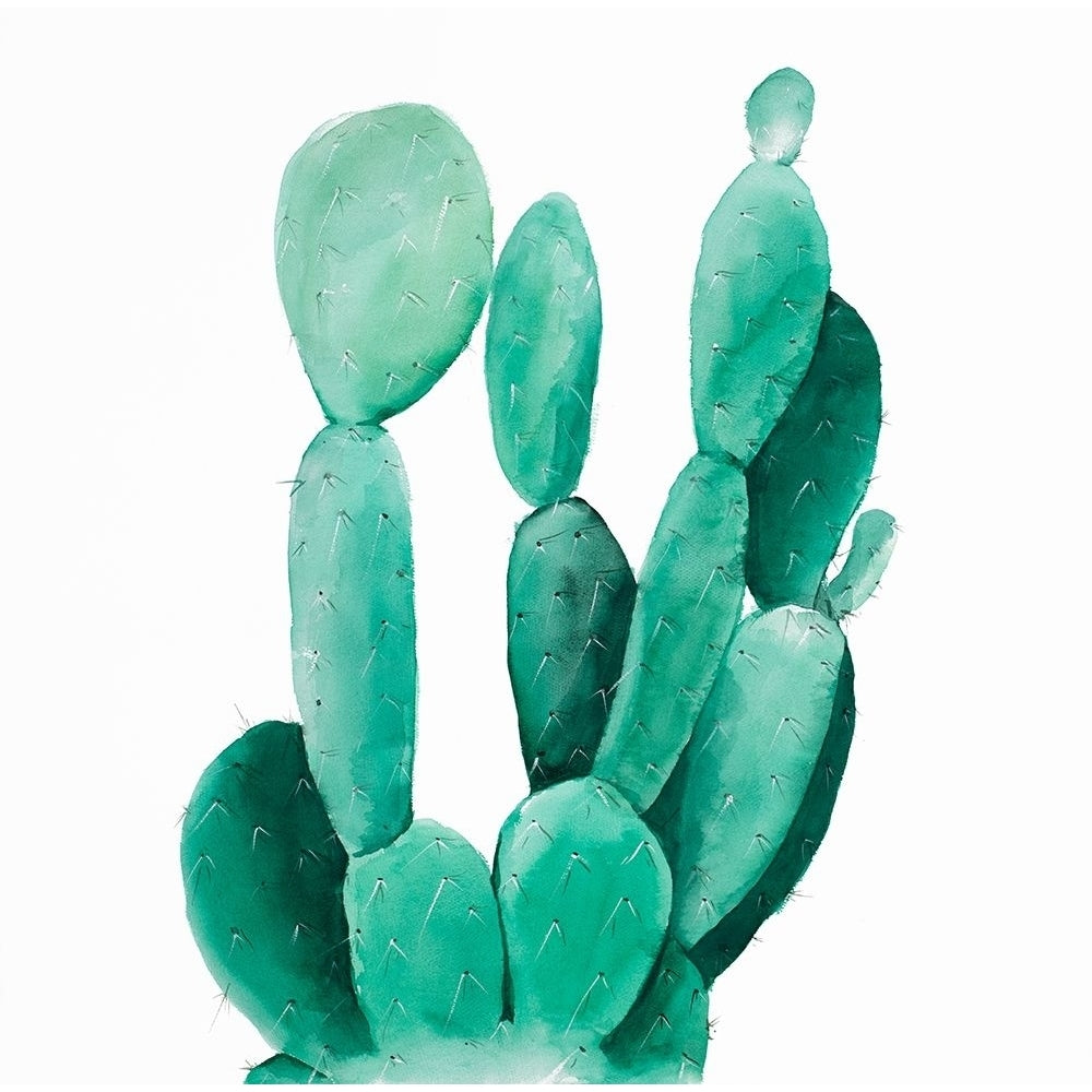 Watercolor Paddle Cactus Poster Print by Atelier B Art Studio-VARPDXBEGFLO234 Image 1