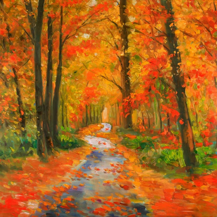 Autumn Trail Poster Print by Atelier B Art Studio-VARPDXBEGLAN106 Image 1