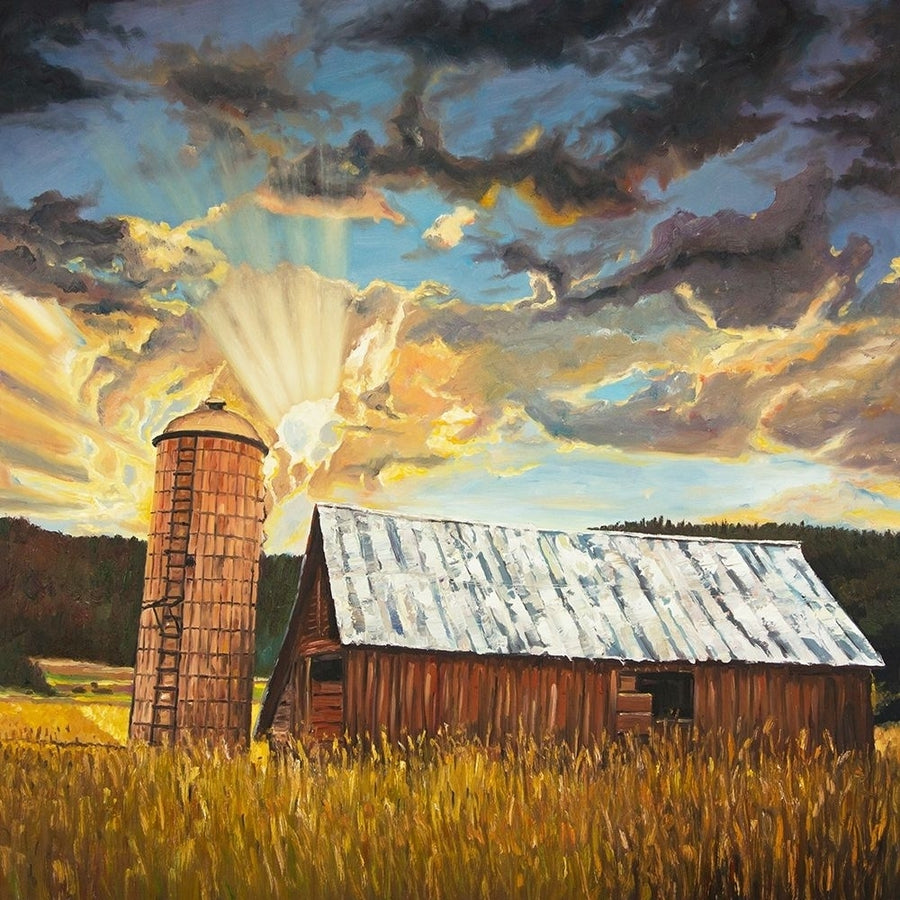 HAY BARN Poster Print by Atelier B Art Studio Atelier B Art Studio-VARPDXBEGLAN179 Image 1