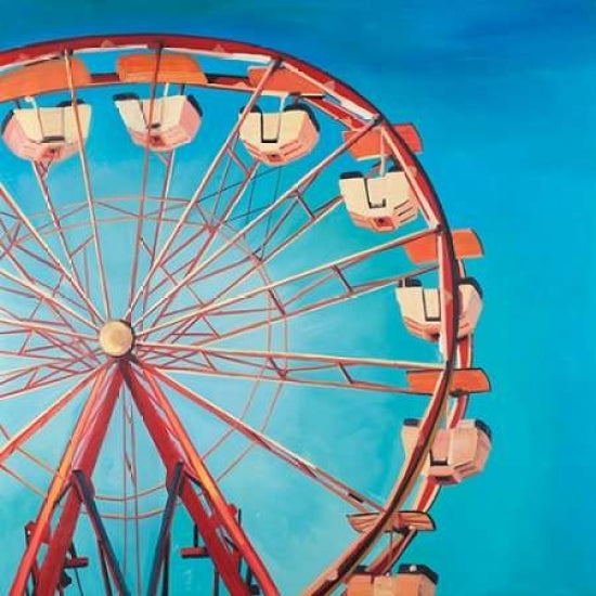 Big Wheel in a Carnaval Poster Print by Atelier B Art Studio-VARPDXBEGMIS44 Image 1