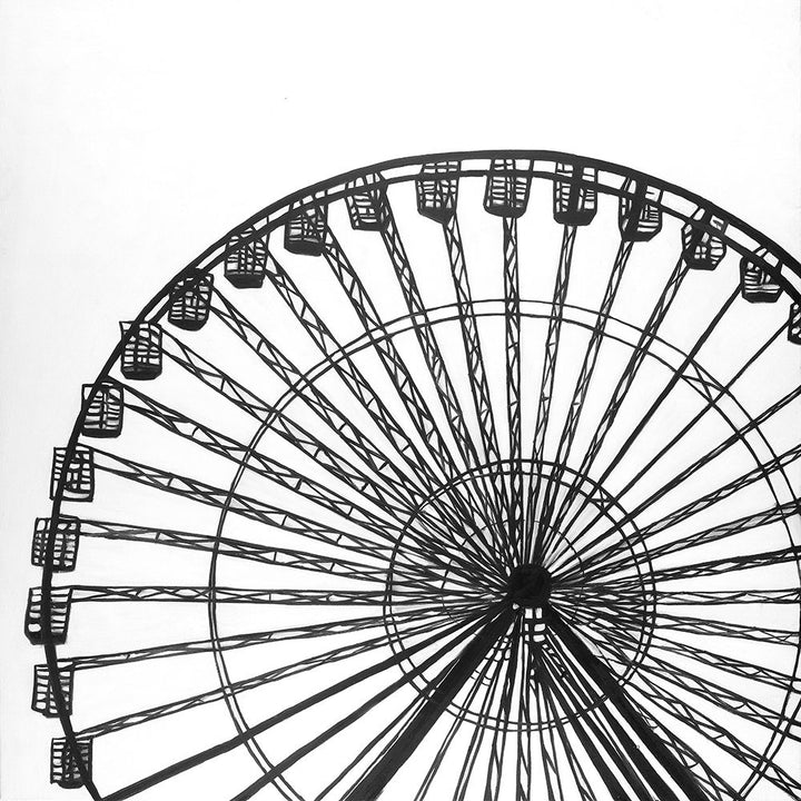 Monochrome Ferris Wheel Poster Print by Atelier B Art Studio-VARPDXBEGMIS82 Image 2