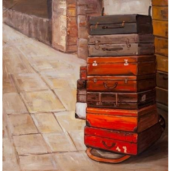 Old Traveling Suitcases Poster Print by Atelier B Art Studio-VARPDXBEGSLF02 Image 1