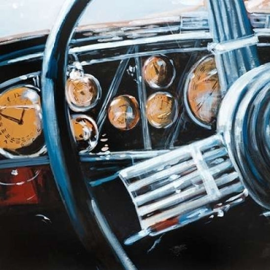 Vintage Car Interior Poster Print by Atelier B Art Studio-VARPDXBEGTRA41 Image 2