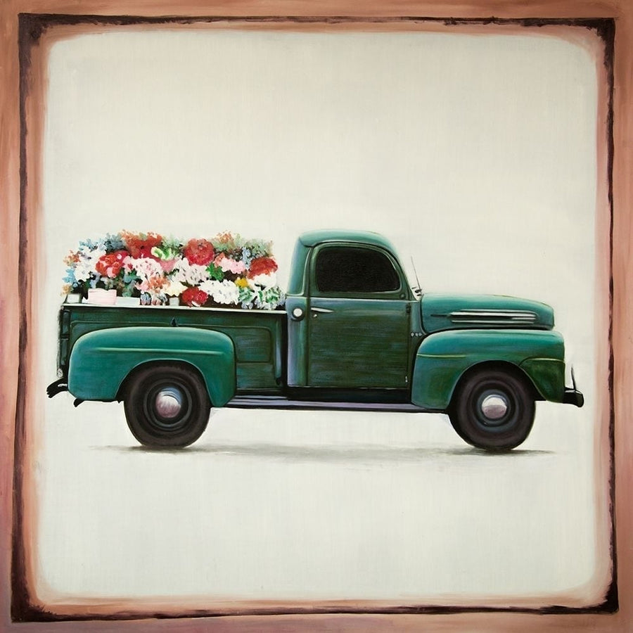 Flowers fram truck Poster Print by Atelier B Art Studio Atelier B Art Studio-VARPDXBEGTRA80 Image 1