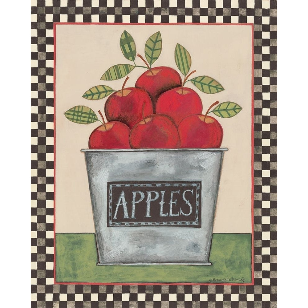 Bucket of Apples Poster Print by Bernadette Deming-VARPDXBER1349 Image 1