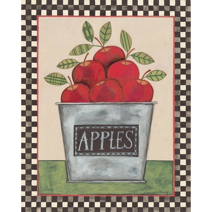 Bucket of Apples Poster Print by Bernadette Deming-VARPDXBER1349 Image 1