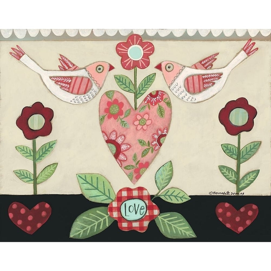 Valentine Love Birds by Bernadette Deming-VARPDXBER1418 Image 1