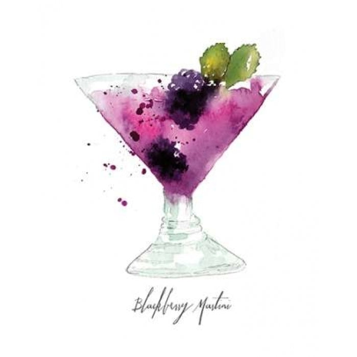 Blackberry Martini Poster Print by Sara Berrenson-VARPDXBER161 Image 2