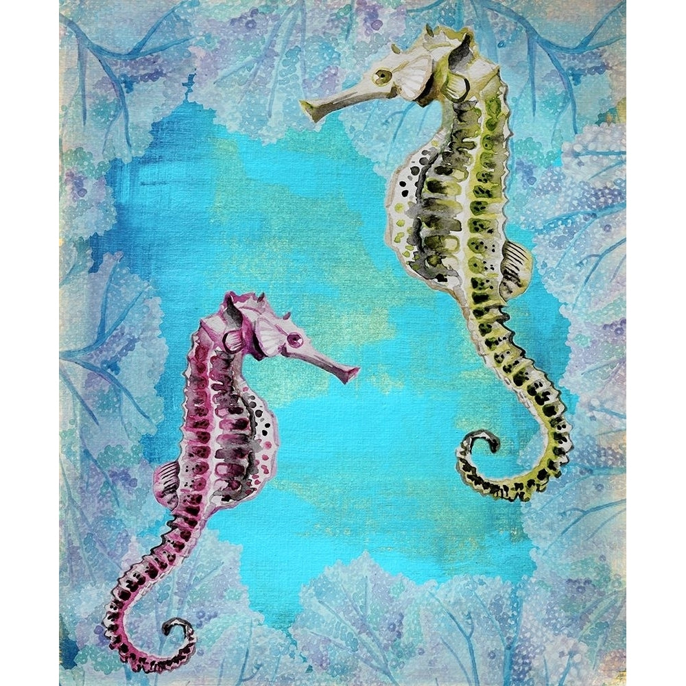 Seahorse Couple Poster Print by Boho Hue Studio Boho Hue Studio-VARPDXBHSRC016B Image 2