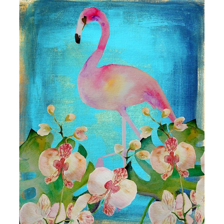 Orchid Flamingo Poster Print by Boho Hue Studio-VARPDXBHSRC026C Image 1