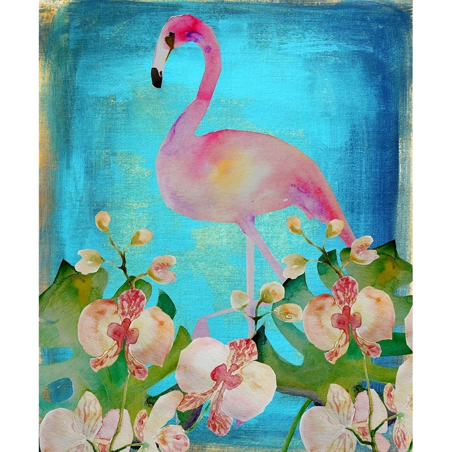 Orchid Flamingo Poster Print by Boho Hue Studio-VARPDXBHSRC026C Image 1