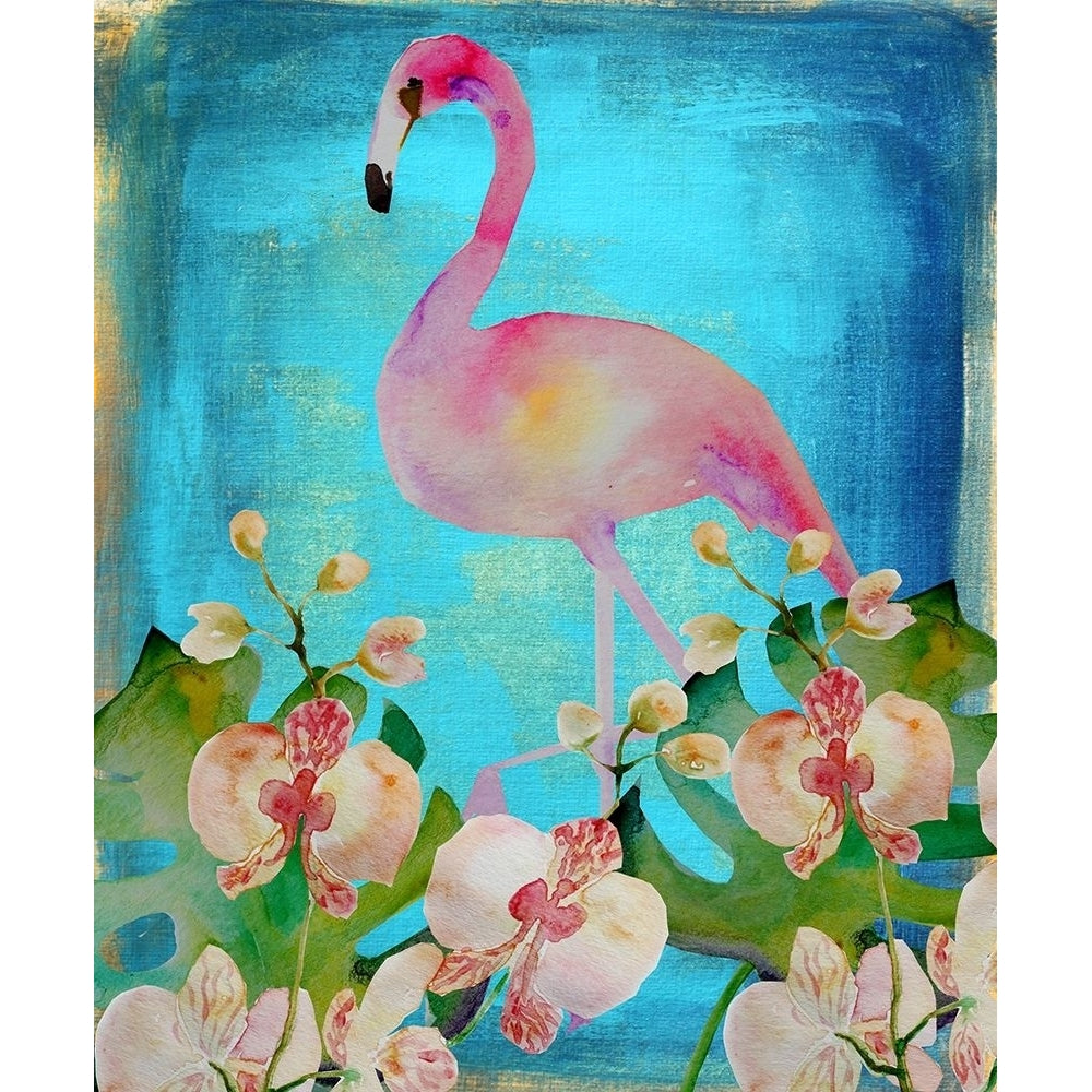 Orchid Flamingo Poster Print by Boho Hue Studio-VARPDXBHSRC026C Image 2