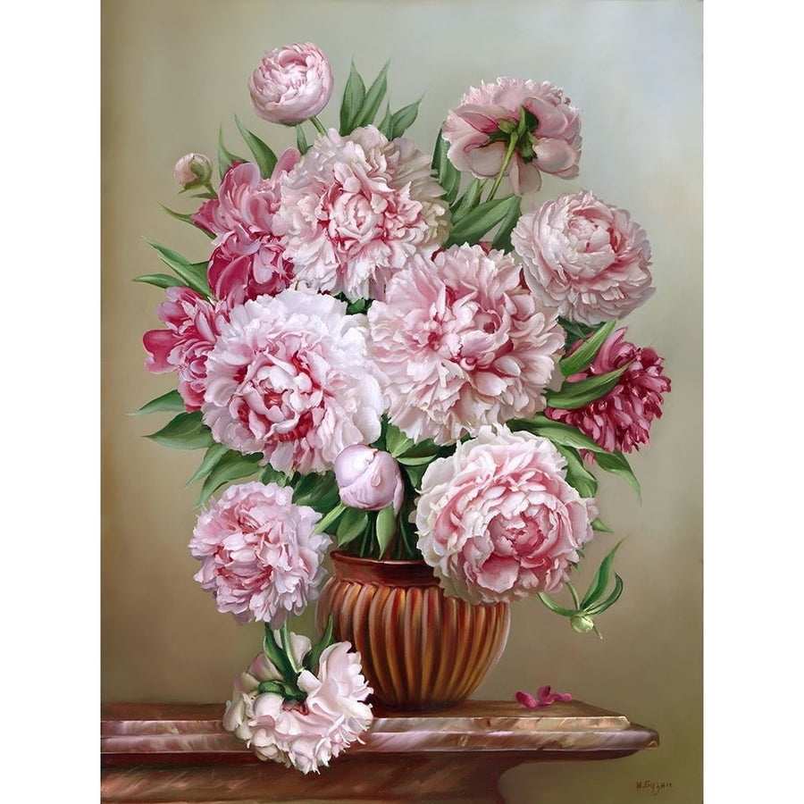 Bouquet on a marble table Poster Print by Igor Buzin-VARPDXBI13 Image 1