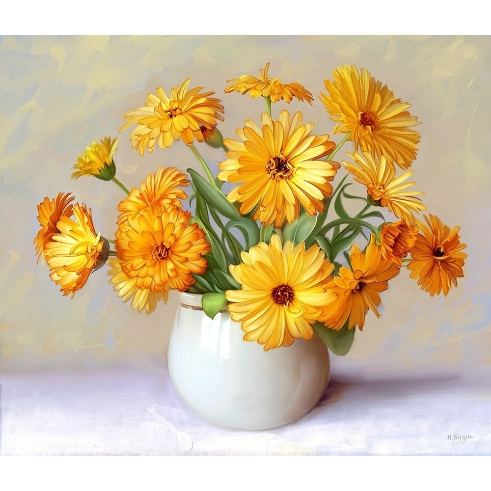 Calendula flowers Poster Print by Igor Buzin-VARPDXBI17 Image 1