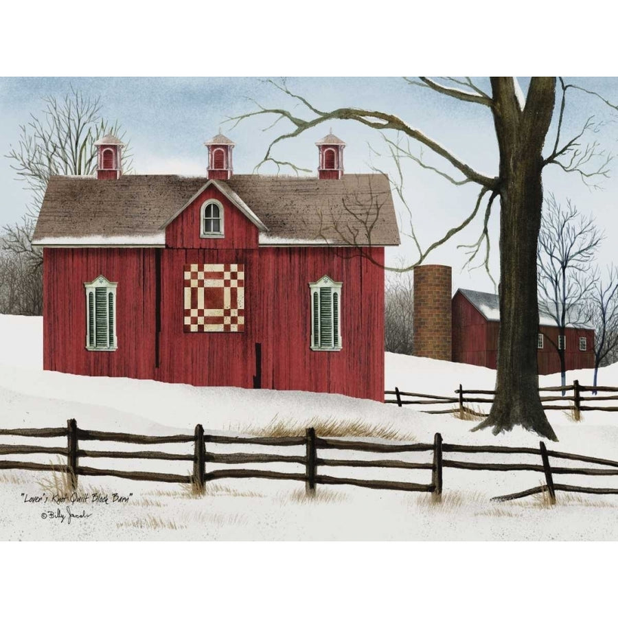 Lovers Knot Quilt Block Barn Poster Print by Billy Jacobs-VARPDXBJ1021 Image 1