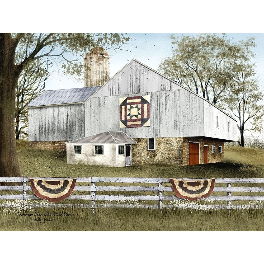 American Star Quilt Block Barn by Billy Jacobs-VARPDXBJ1020 Image 1