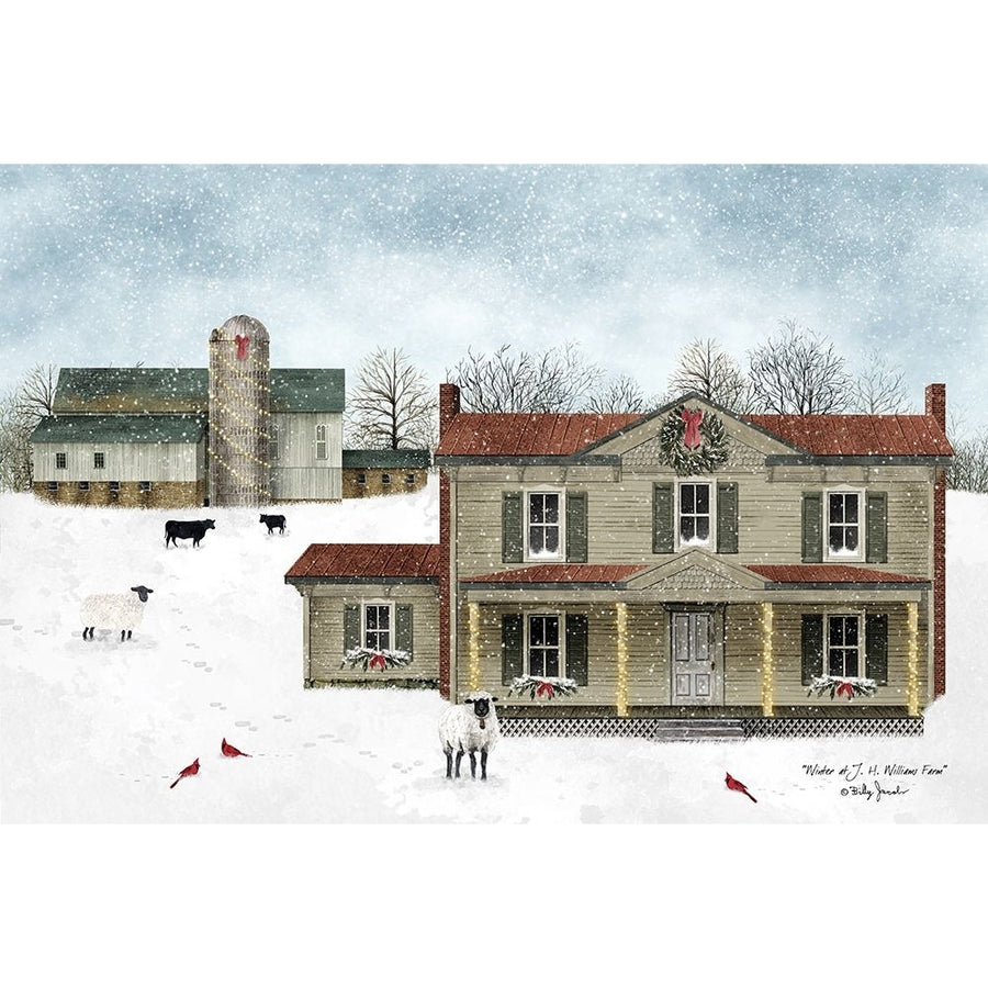 Winter at J.H. Williams Farm Poster Print - Billy Jacobs-VARPDXBJ1275 Image 1