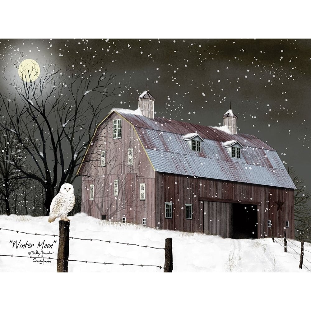 Winter Moon Poster Print - Billy Jacobs-VARPDXBJ1296 Image 1