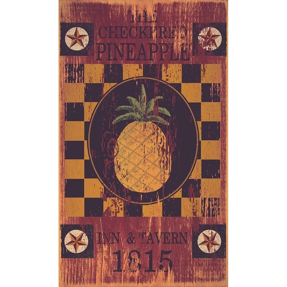 Checkered Pineapple Inn by Billy Jacobs-VARPDXBJ203 Image 1