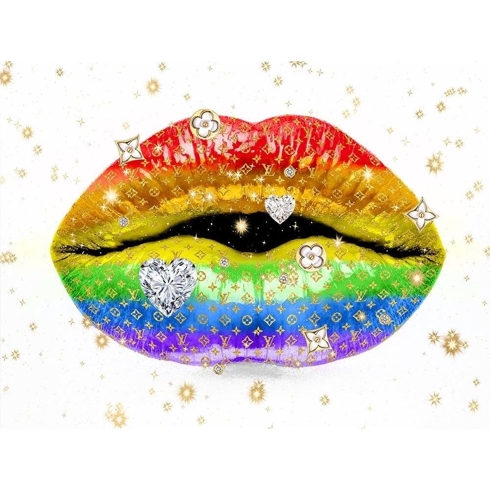 Luxury Lips Rainbow Poster Print - Madeline Blake-VARPDXBLM118157 Image 1