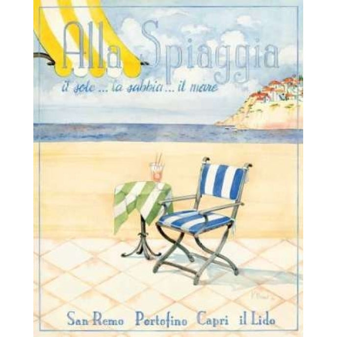 Alla Spiaggia Poster Print by Paul Brent-VARPDXBNT041 Image 1