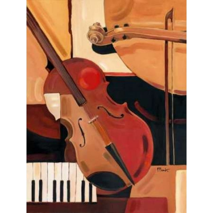 Abstract Violin Poster Print by Paul Brent-VARPDXBNT059 Image 1