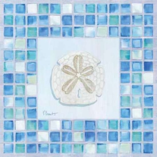 Mosaic Sanddollar Poster Print by Paul Brent-VARPDXBNT094 Image 1