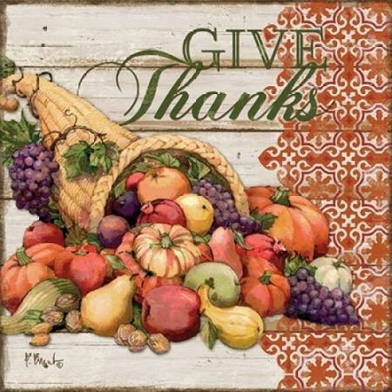 Give Thanks I Poster Print by Paul Brent-VARPDXBNT1095 Image 2