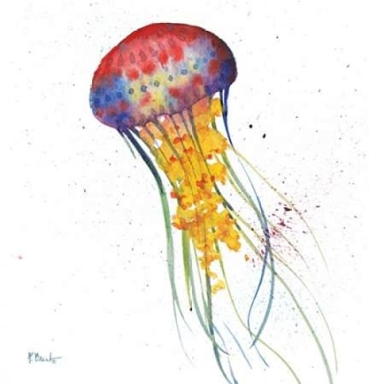 Deep Sea Jellies I Poster Print by Paul Brent-VARPDXBNT1179 Image 1